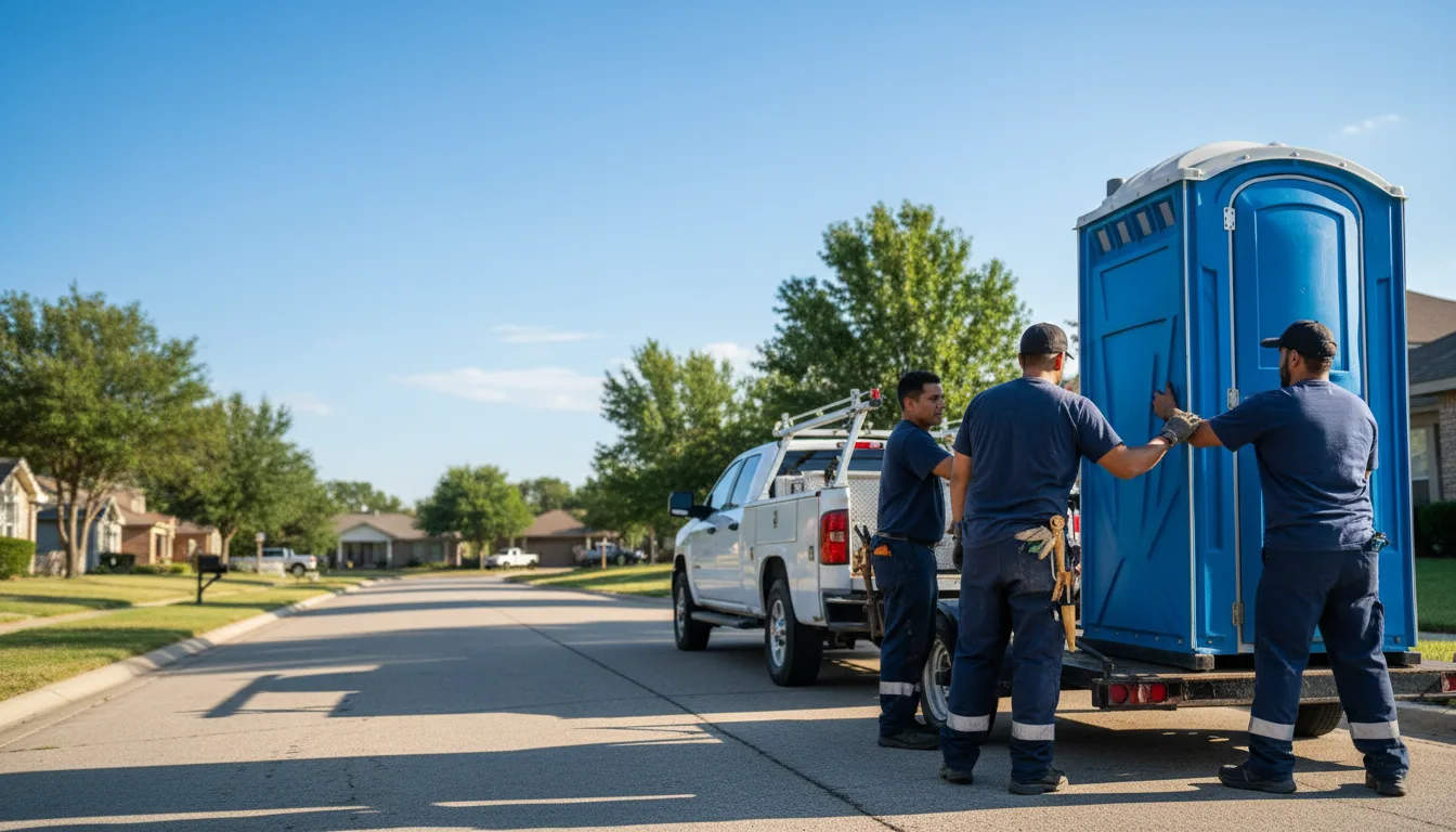 Portable Toilet Rental in Eola, IL near me